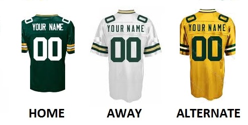 (image for) GREEN BAY Pro Football Number Kit - Click Image to Close